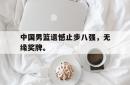 中国男篮遗憾止步八强，无缘奖牌。