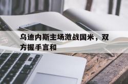 开云中国网站-乌迪内斯主场激战国米，双方握手言和