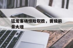 开云官方-猛龙客场惊险取胜，晋级前景大增